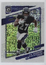 2021 Panini Donruss Optic White Sparkle Prizm JK Dobbins #129 15r3