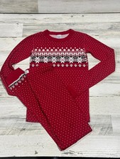 Hanna Andersson Organic Cotton Two Piece Pajama Set - Kids Size 14 160 cm - Ve