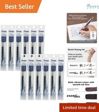 Refill Ink for Gel Pen Navy Blue 12 Pack 0.7mm Medium Point for Smooth Writes