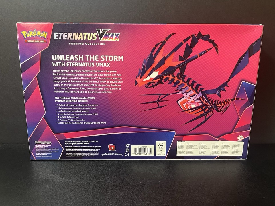 Pokemon Eternatus VMAX Premium Collection SEALED (DMG) 250010 | eBay