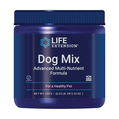 Life Extension Dog Mix, 100 Gram (Pack of 1), Off White to Yellow Beige 