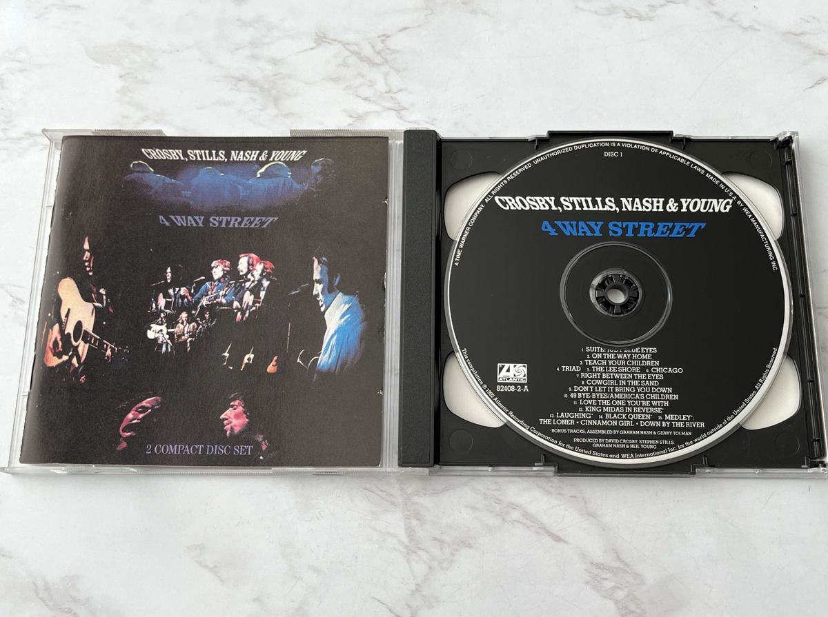 Crosby Stills Nash & Young 4 Way Street 2 CD ORIGINAL 1992