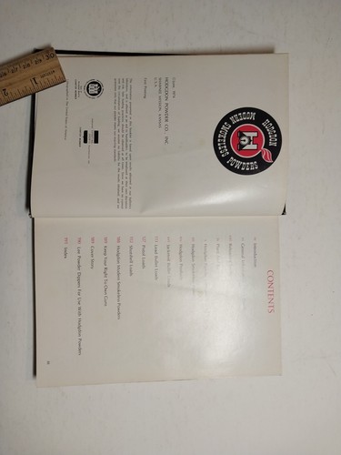 Hodgdon's Data Reloading Manual Number 22, 1974 1st Printing - Picture 3 of 9