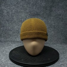 REI Coop Beanie Hat Mens One Size Brown Ribbed Knit Watch Cap Cuffed Winter