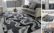 5x8 Large Area Rugs for Living Room, Super Soft Fluffy Modern Bedroom Rug,