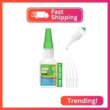Thin CA Glue, 30g Premium Cyanoacrylate Super Glue Fast Drying 2 CPS Viscosity A