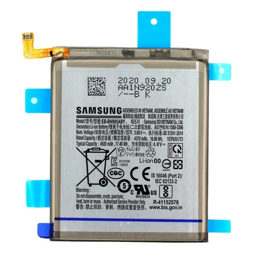 Genuine Samsung Battery EB-BN985ABY Galaxy Note 20 Ultra 5G 4500mAh Battery Mobile Phone