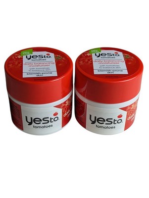 2x Yes To Tomatoes Daily Balancing Moisturizer For Blemish Prone Skin 1.7oz Each