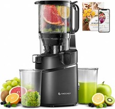 AMZCHEF Automatic Cold Press Juicer Machines 250W Liberate Your Hands 145MM
