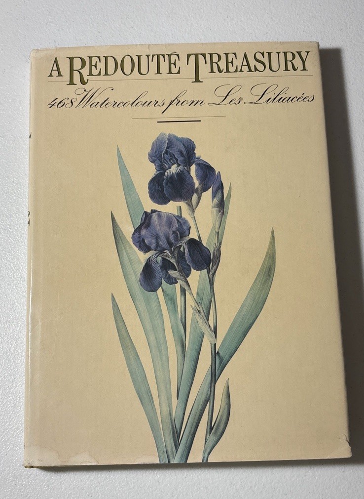 Vintage Coffee Table Art Book A Redoute Treasury 468 Watercolours Les Liliacées