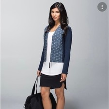 Lululemon Cardigan And Again Exploding Star Jacket Size 6