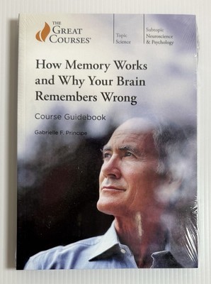 Great Courses: How Memory Works & Why Your Brain Remembers Wrong DVDs & Book NEW