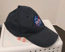 NASA Kennedy Space Center soft Low Profile Baseball Cap Hat Mens Navy Adjustable
