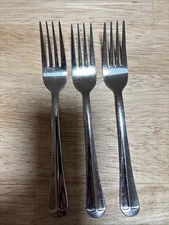 Vintage Alco Stainless Steel Flatware Lot Of 3 Replacement Forks Made In China