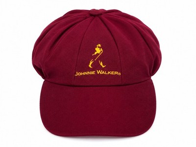 Johnnie Walker Keep Walkers Burgundy Baggy Cricket Cap OSFM Promo Hat