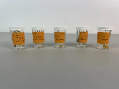 NEW Hobbyists Ohm Wire-Wound Audio Resistors – Vintage - Lot of 29 VARIOUS - product listing photo