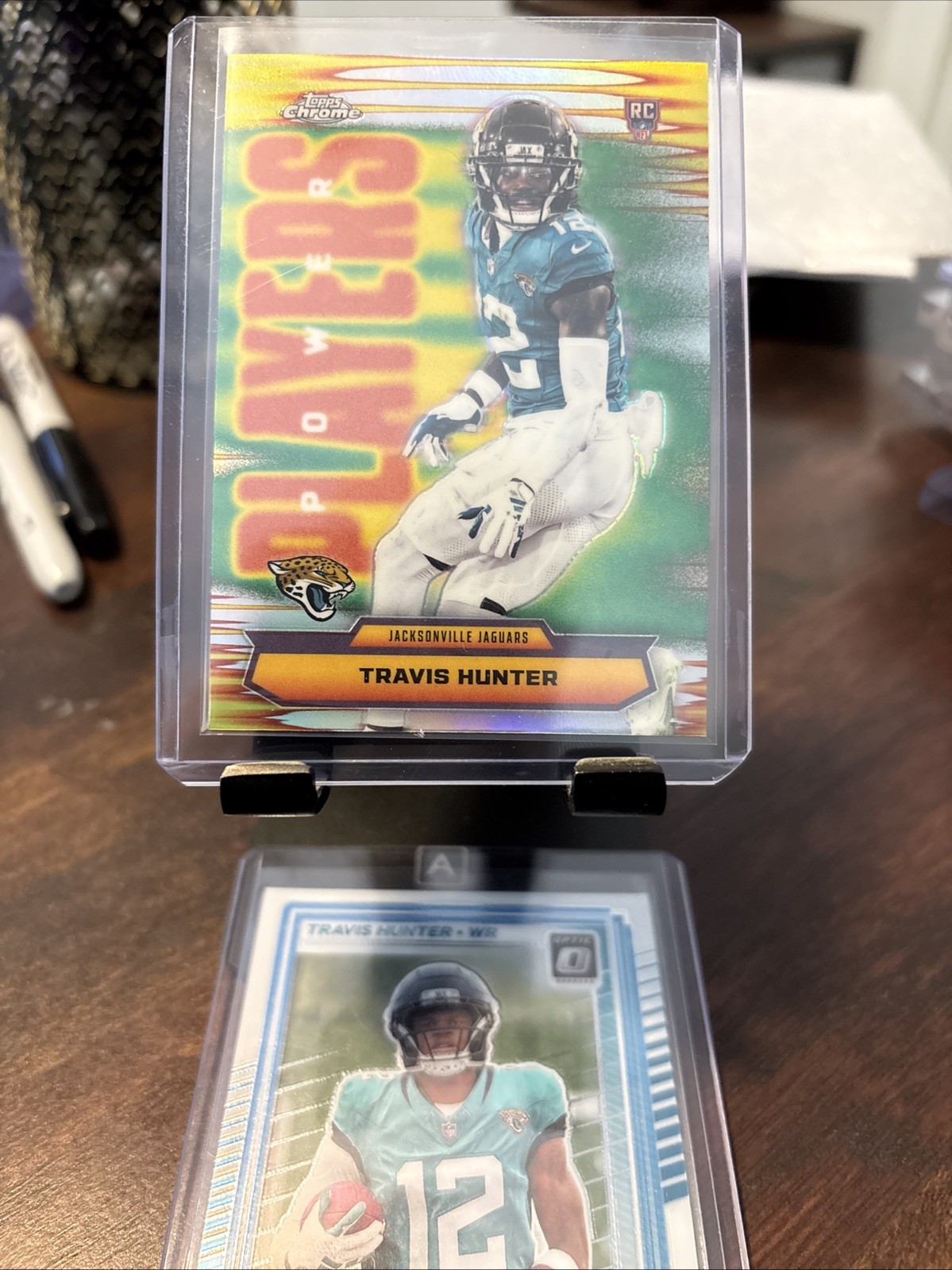 2025 Topps Chrome Power Players Travis Hunter PP-29 RC With Bonus Hunter Rookie