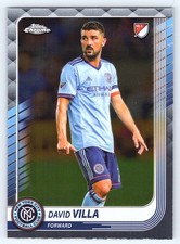 2024 Topps Chrome MLS David Villa #7 New York City FC Soccer Card