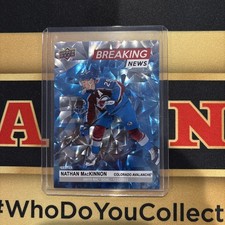 2024-25 Upper Deck #BN-9 Nathan MacKinnon Breaking News Colorado Avalanche