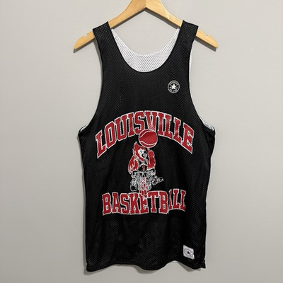 #ad Rare VTG Converse University Of Louisville Practice Basketball Jersey Men#x27;s M $49.95