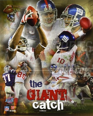 New York Giants The Catch Eli Manning David Tyree 8x10 11x14 16x20 photo 562