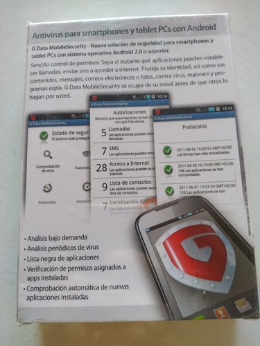 G Data Mobile Security Android Tablet - 1 PC + 1 año - Activation Licence Clé Am - Picture 2 of 5