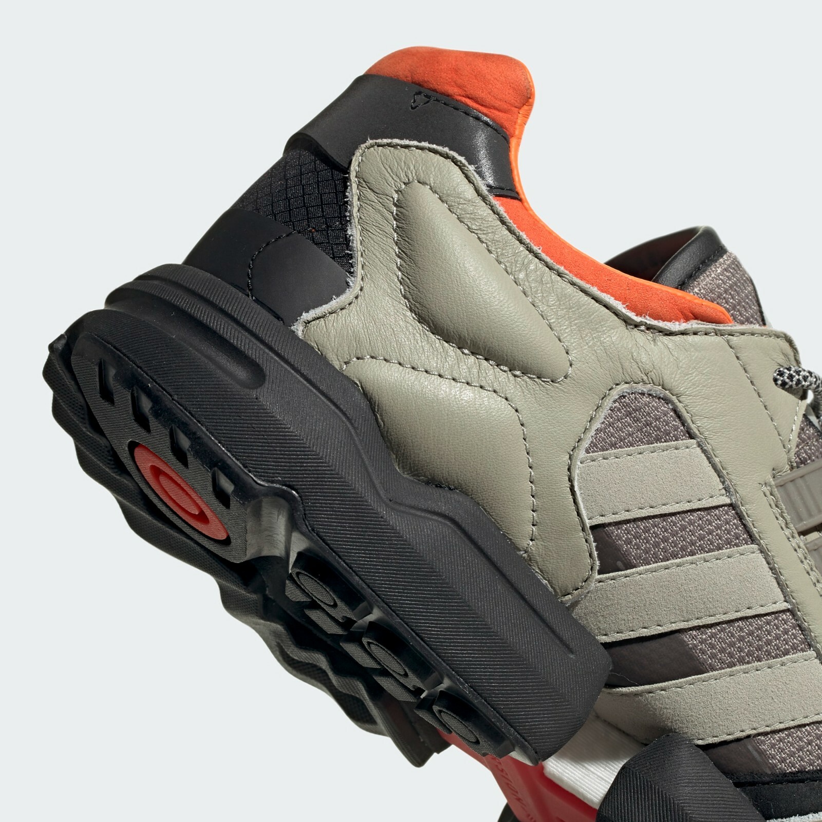 adidas originals zx torsion trail shoe in sesame and orange