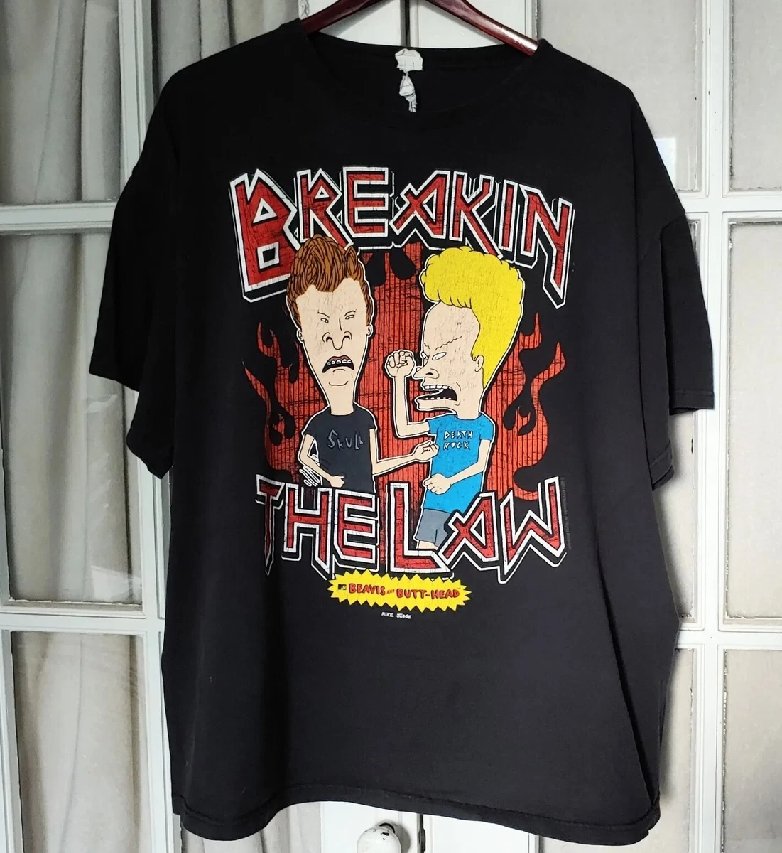 Beavis and butthead breaking the law
