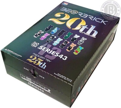 Medicom Toy Series 43 Bearbrick Be@rbrick Case of 24 pcs