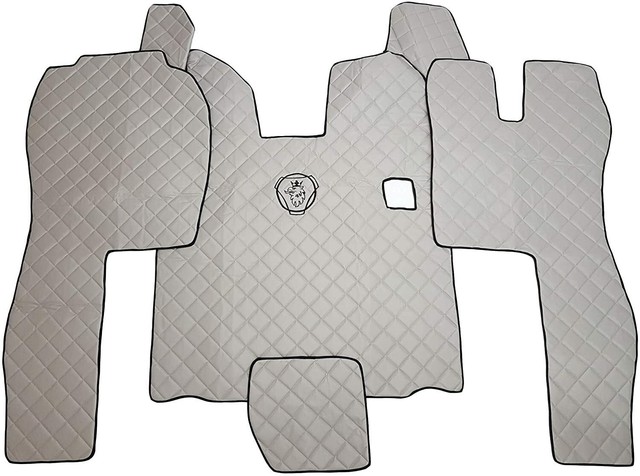 Set Floor Mats GREY Carpet Engine Cover SCANIA R 2004-2013 ...