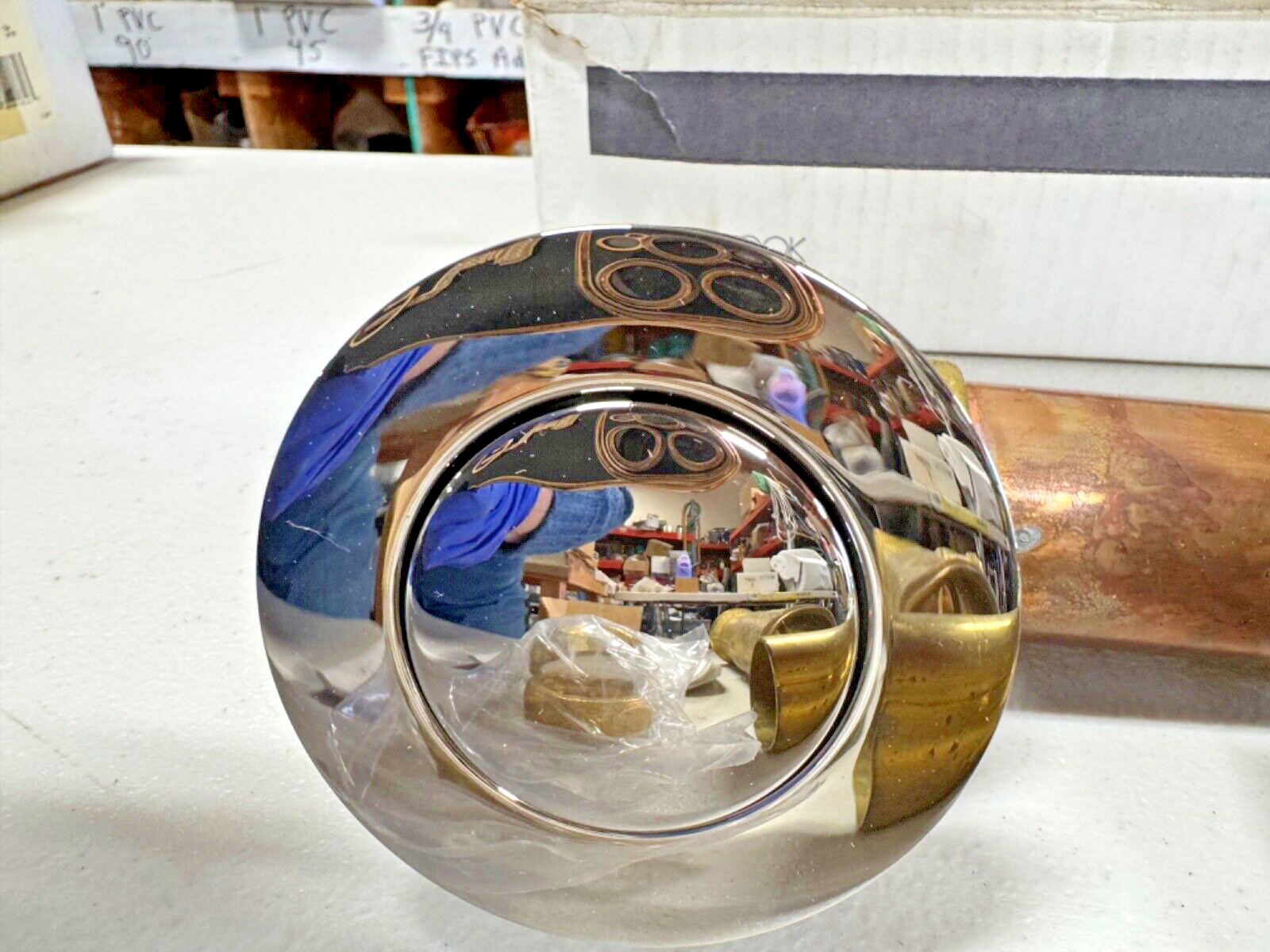 KOHLER Tub Drain 7160-TF-SN Vibrant Polished Nickel Finish Open Box-As Is