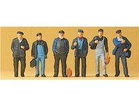 Preiser 10350 Industrie- Und Hafenarbeiter 6 Figuren H0 Neu