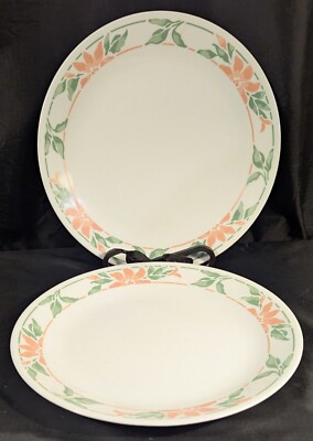 Corelle ISLAND BREEZE Dinner Plates 10.25  Lot Of 2