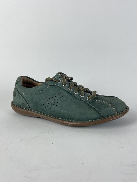 green leather shoes womens