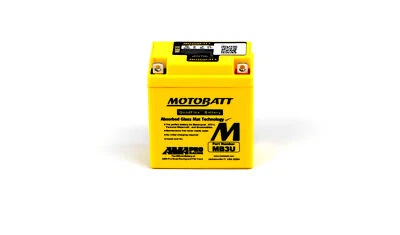 MB3U MOTOBATT Quadflex AGM Fahrrad Akku 12V 3,8Ah - Bild 1 von 3
