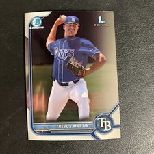 2022 Bowman Chrome Draft TREVOR MARTIN 1st Bowman RC Tampa Bay RAYS #BDC-184