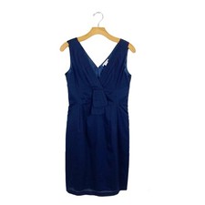 V-neck Navy Blue Dress by Esley, Size Medium