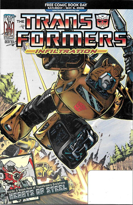 TRANSFORMERS INFILTRATION / BEAST WARS  FREE COMIC BOOK DAY EDITION 2006  IDW NM