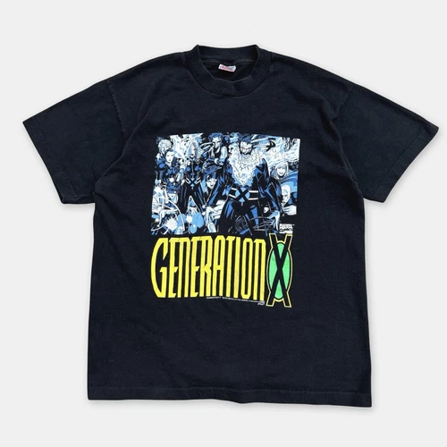 Vintage 1994 Marvel Comics Generation X X-MEN Size L Single Stitch Shirt 1990s