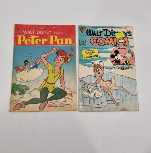 Walt Disney Comics Presents Peter Pan & Bambi and Thumper Staring Micky Donald - Picture 1 of 12