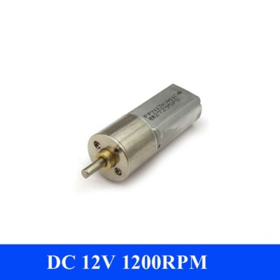 100PCS 16mm DC 3V-12V 1200RPM Mini Metal Gearbox Gear Motor DIY Robot Smart Car