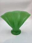 Fenton Jade Fan Vase Jade Green