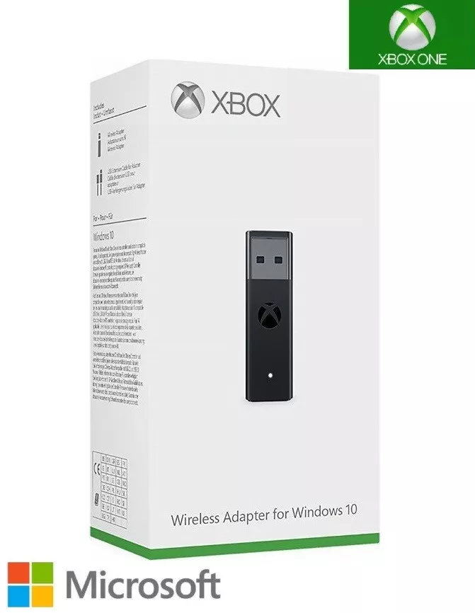 Microsoft Xbox Wireless Adapter for Windows 10, 11 + USB Extension