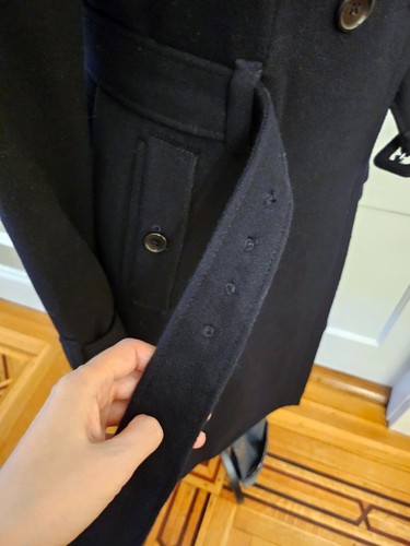 $4.5K Prada Navy Military Coat, IT 42 - Picture 12 of 24