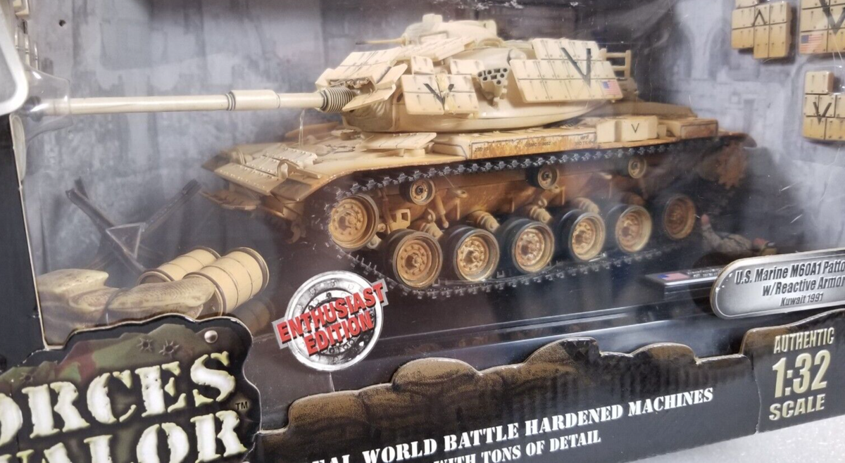 Unimax Forces of Valor US Marine M60a1 Patton Tank Reactive Armor