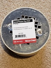 New, Sioux Chief 840-3PPK PVC 3" x 4" Floor Drain With Stainless Steel Strainer