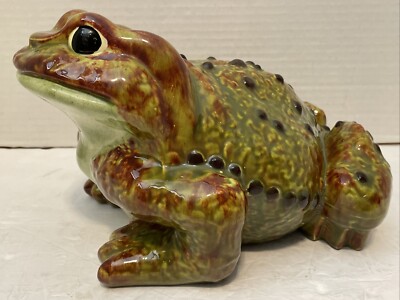 Vintage/Pre-Owned*10.5'' x 9'' Long Ceramic Arnel's Toad/Frog*Flaw - Read