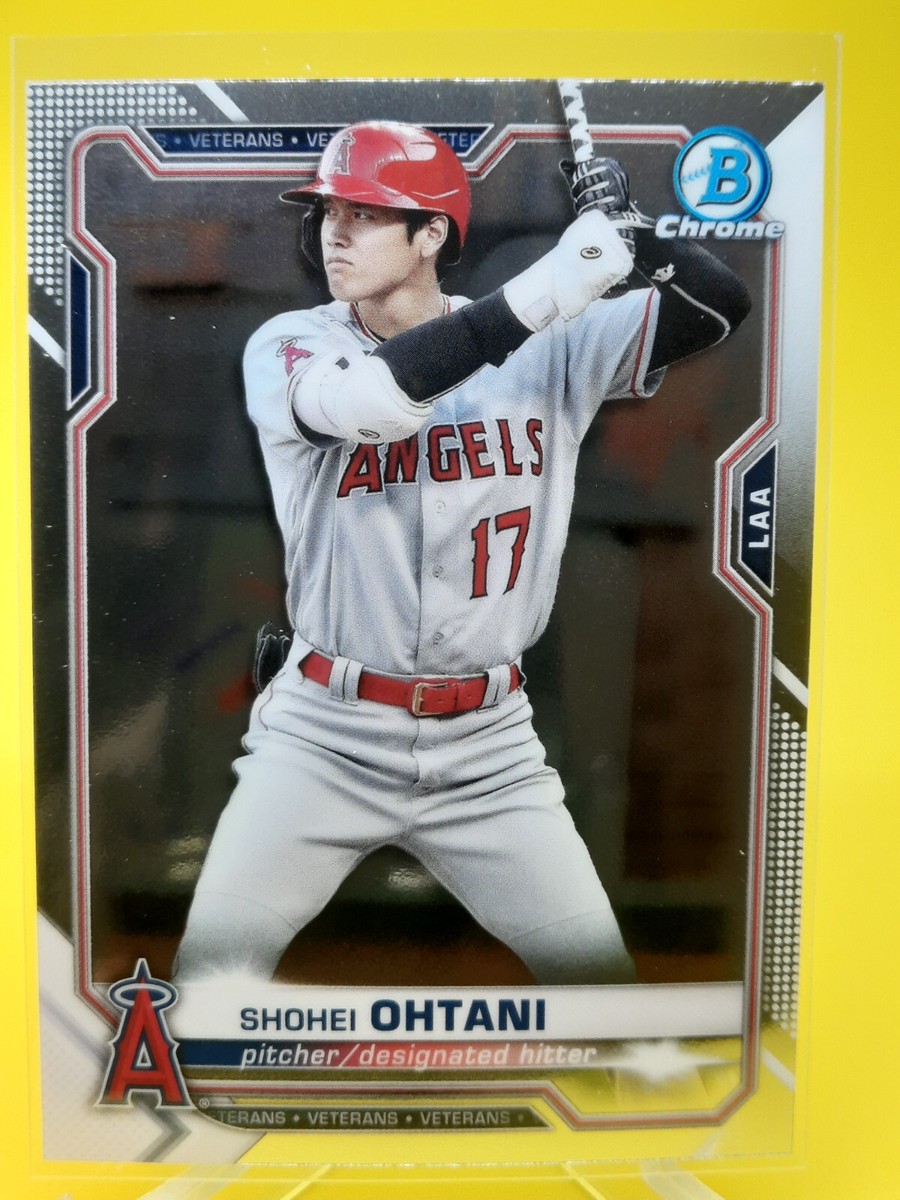 Shohei Ohtani 2021 Bowman Chrome Base #27 MLB Los Angeles Angels