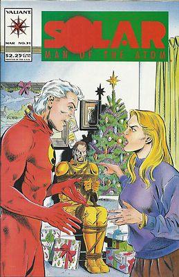 Solar Man Of The Atom Comic 31 First Print 1994 Vanhook Grau Valiant .