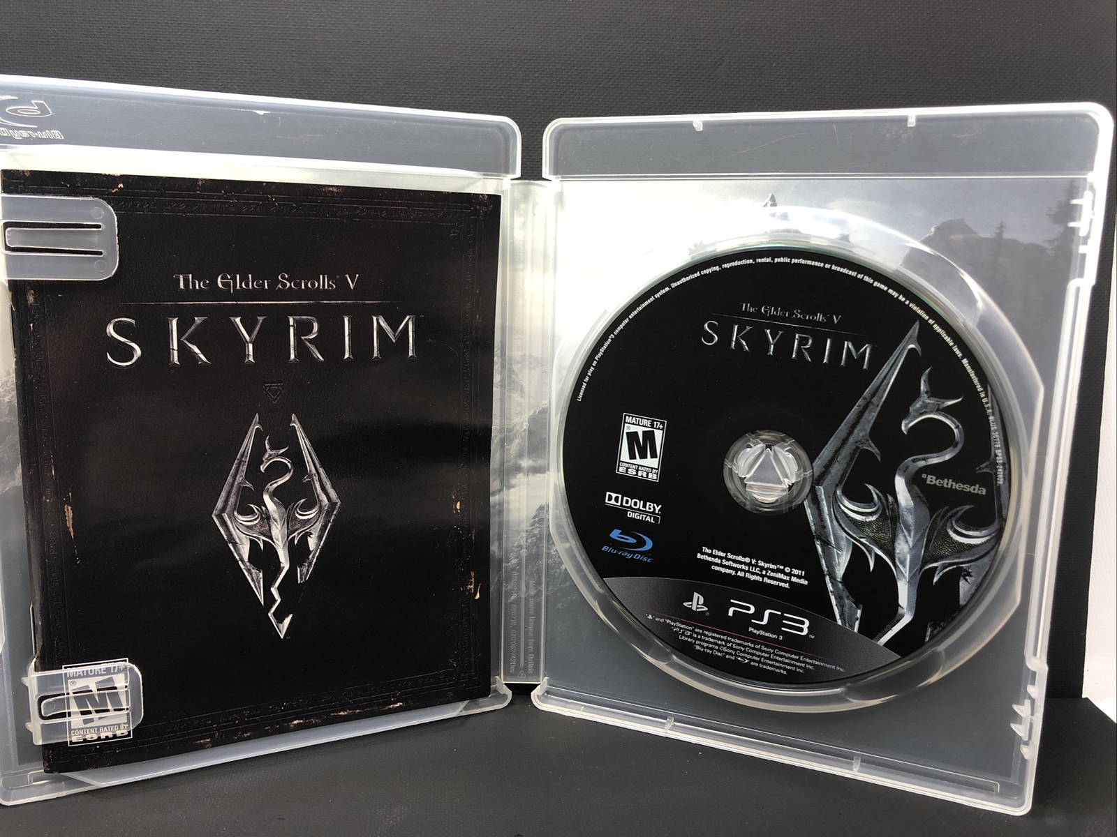 The Elder Scrolls V Skyrim Sony PlayStation 3, 2011 Game PS3 Complete ...